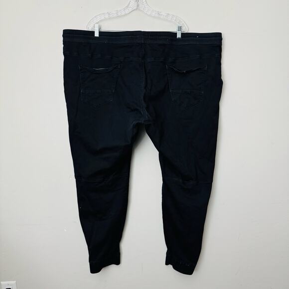 Johnny Bigg Black Drawstring Jogger Pants Men’s Size 54 - Picture 7 of 10